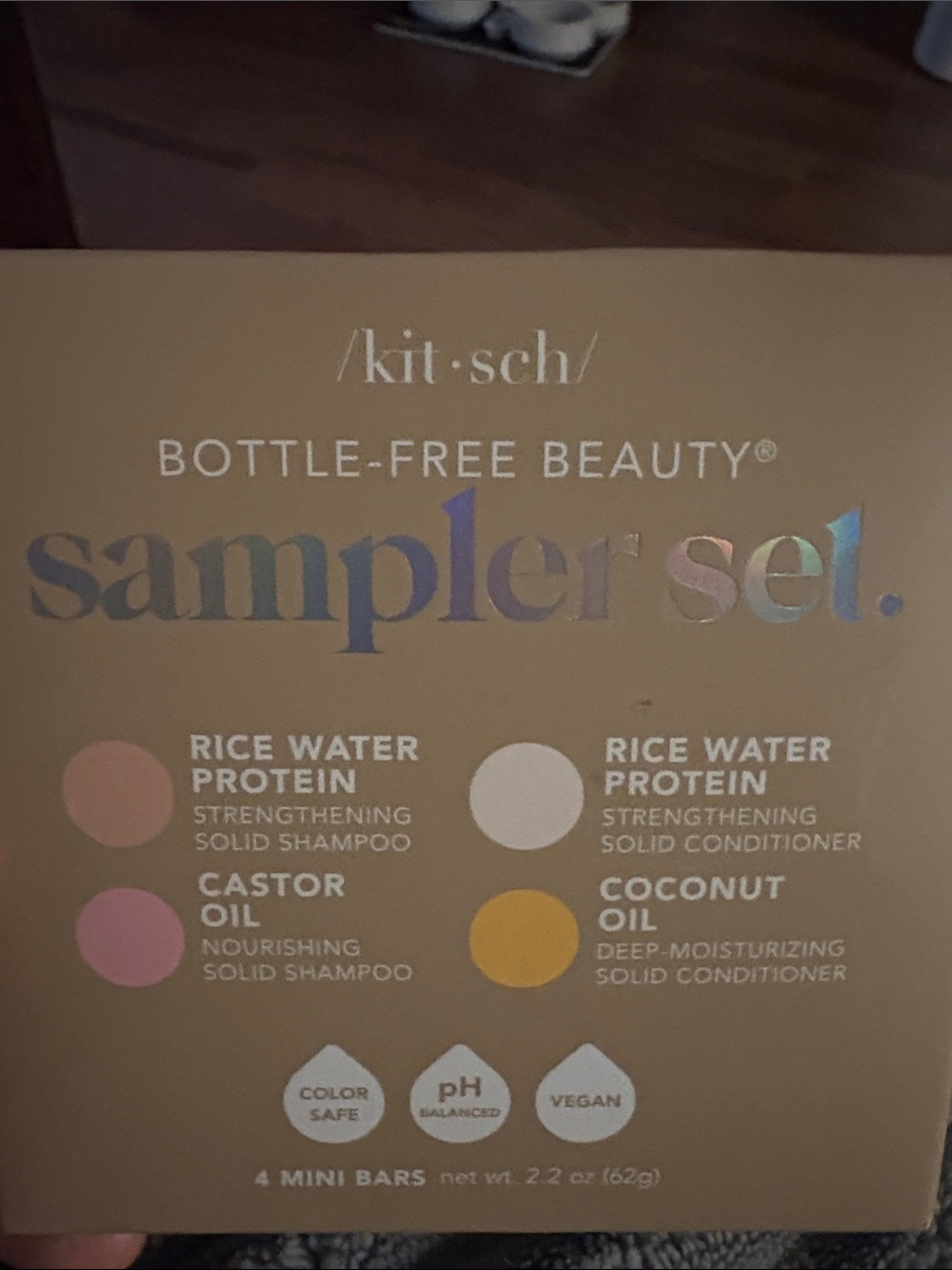NWT Kit.sch Sampler Set 2 Shampoos 2 Conditioners